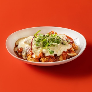 김치피자 탕수육