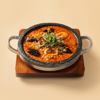 해물 칠리커리 리조또